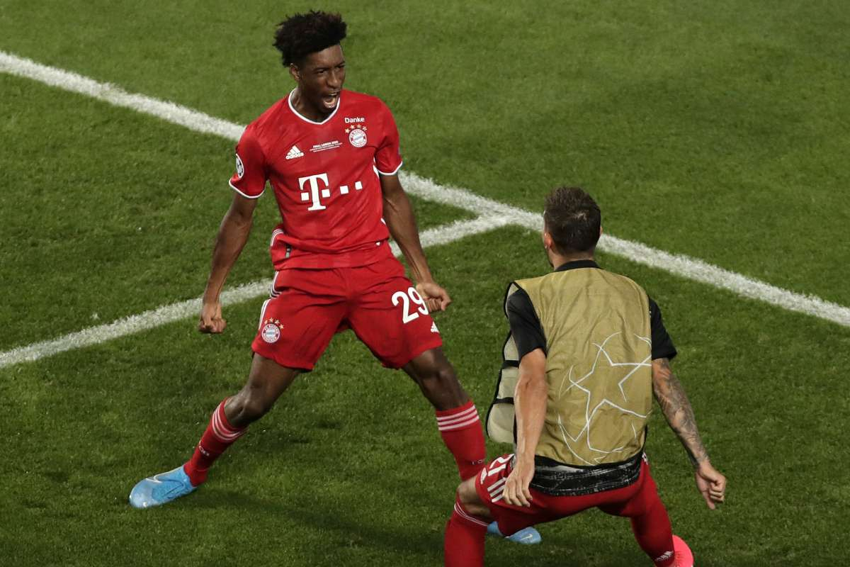 Kingsley Coman chỉ mới có 2 lần ra sân cho Bayern tại mùa giải 2021-22