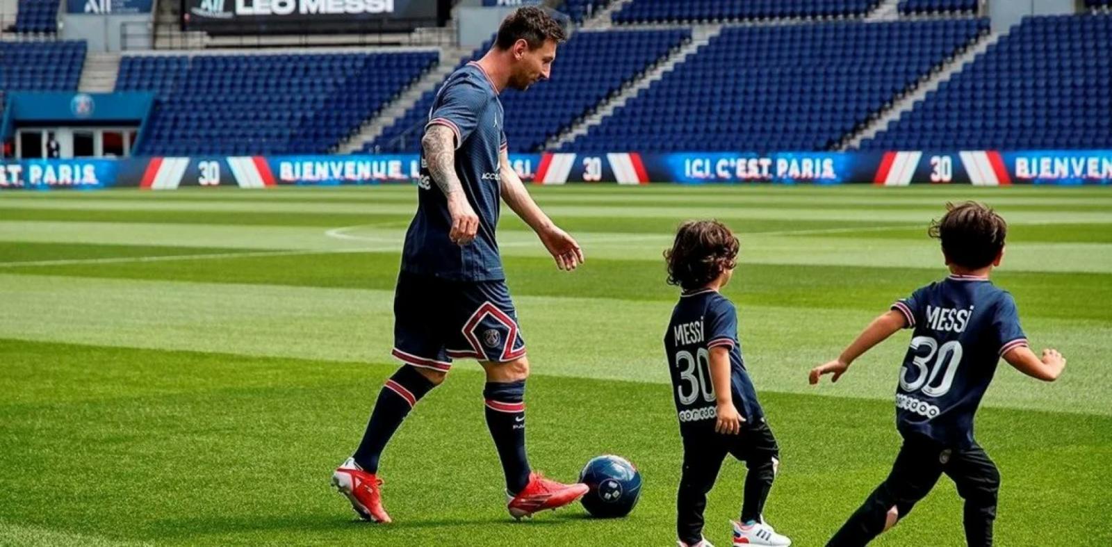 con của Messi Thiago và Mateo gia nhập đội trẻ của PSG