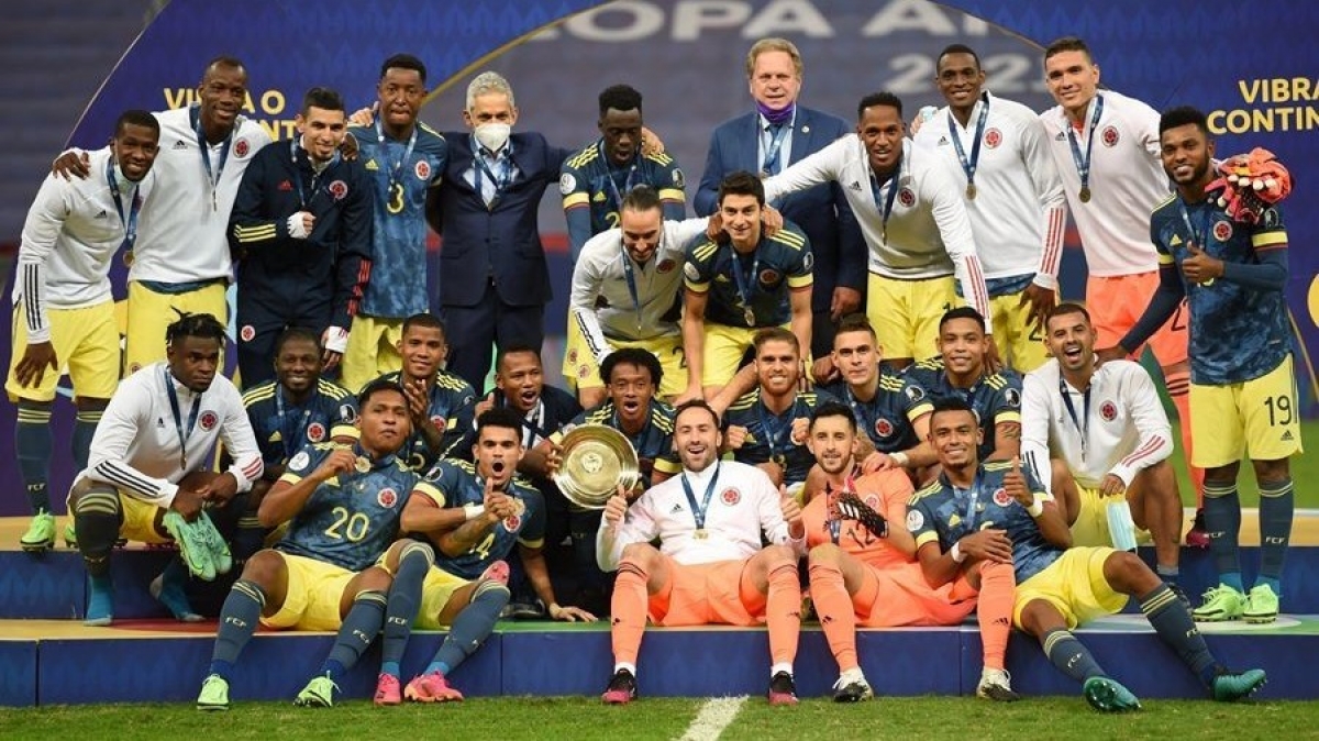 Khó khăn phục thù Peru, ĐT Colombia đoạt được hạng 3